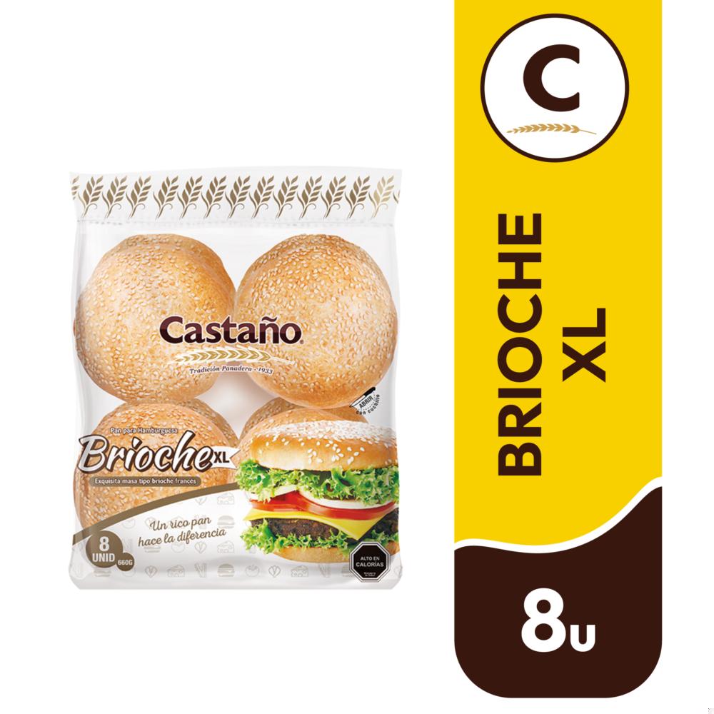 Pan de hamburguesa Castaño brioche bolsa 660 g