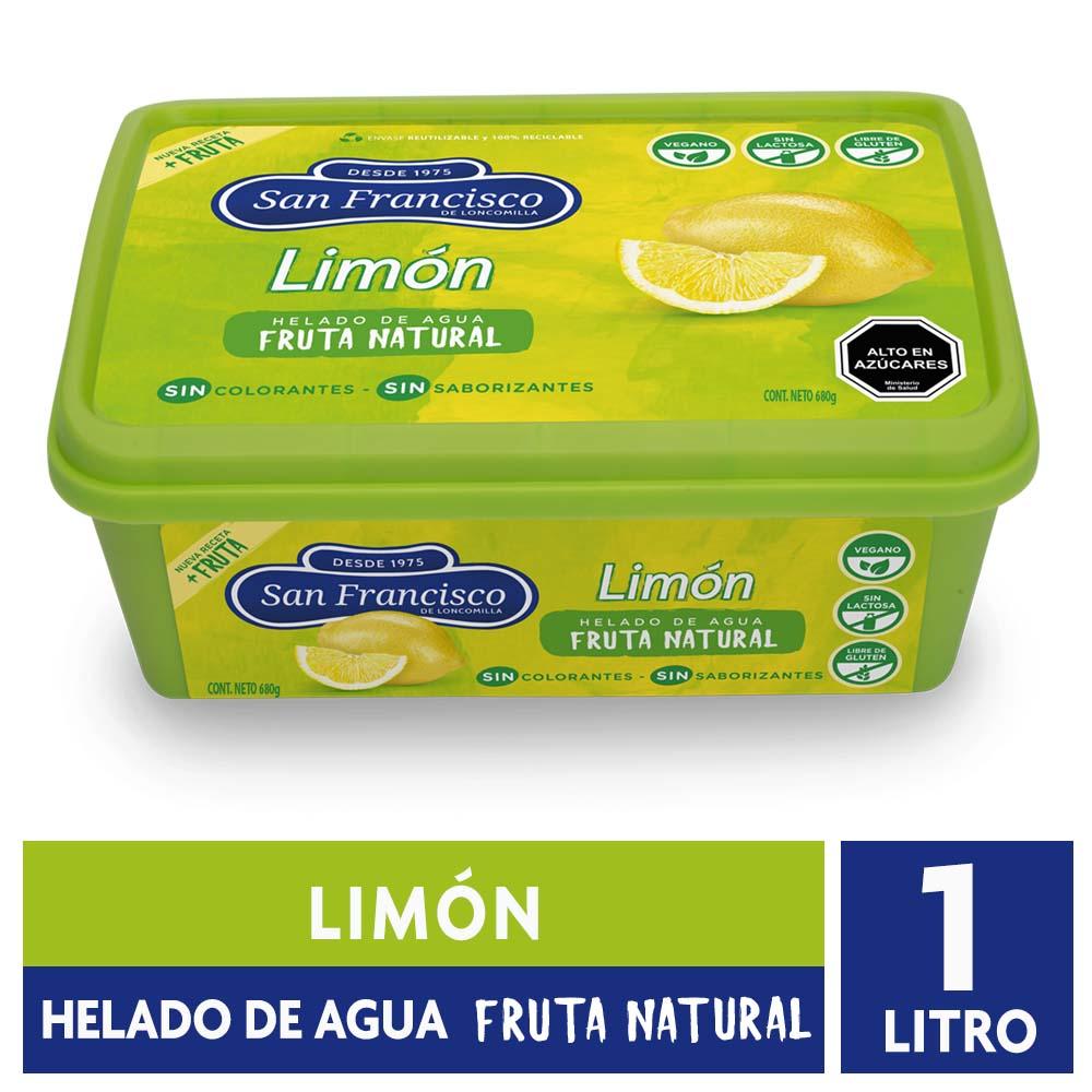 Helado San Francisco sabor agua limón 1 L