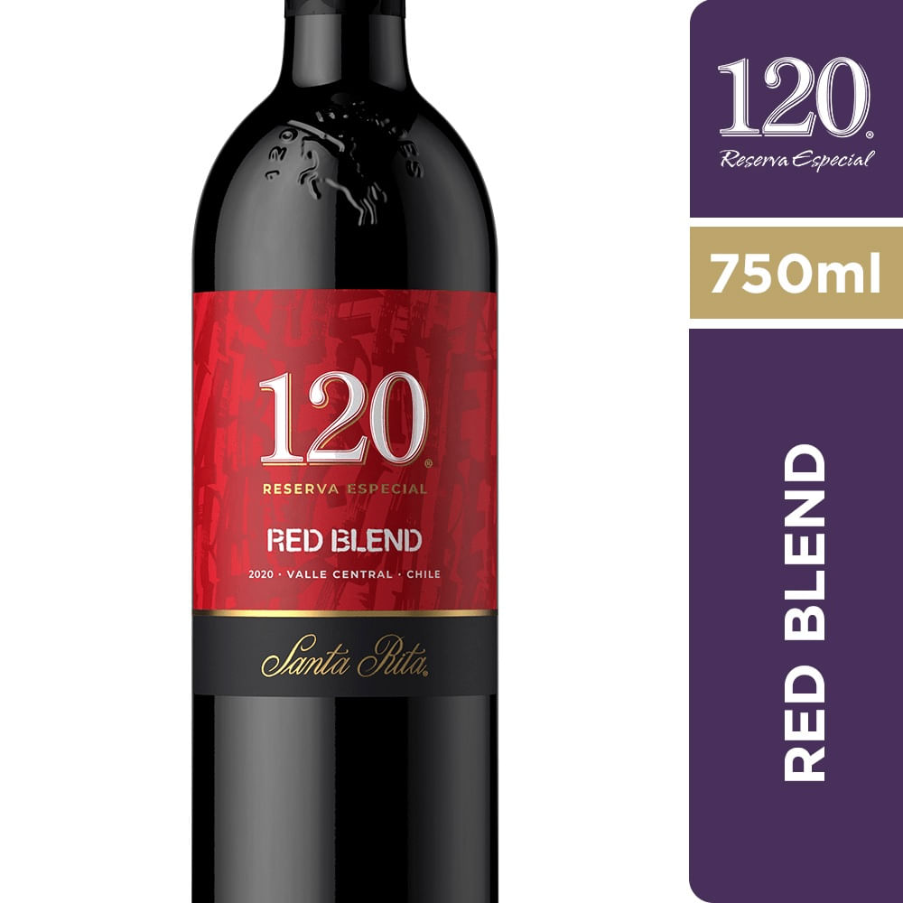 Vino Santa Rita 120 reserva especial red blend 750 cc