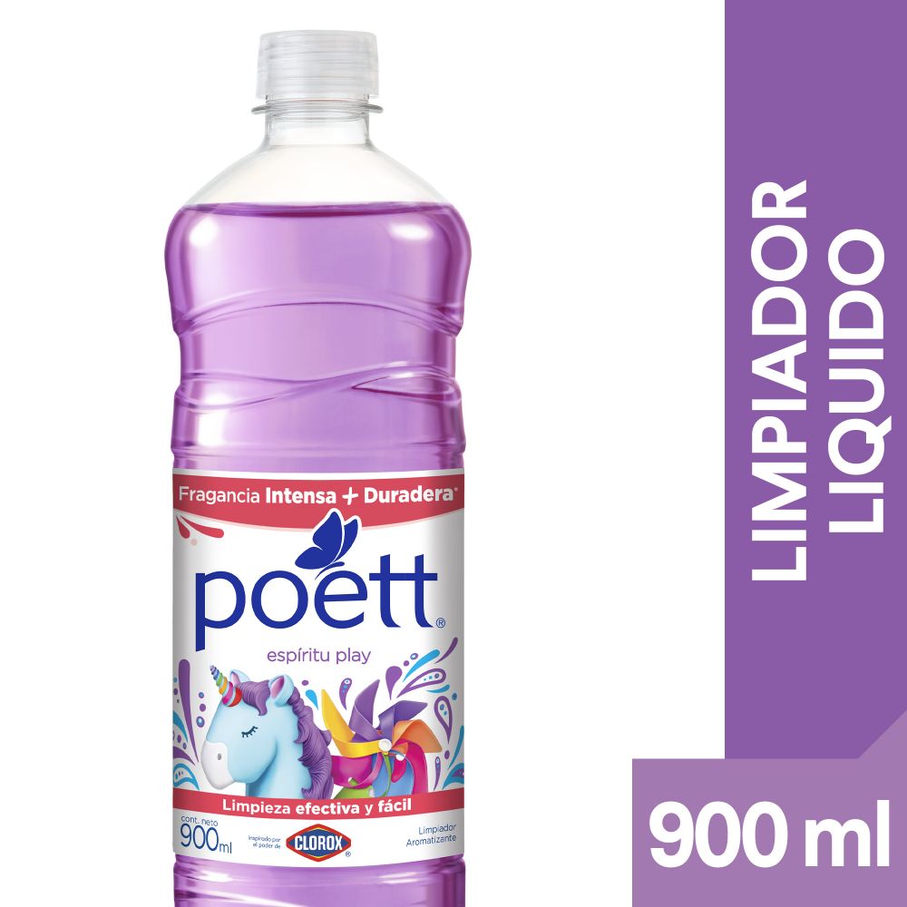Limpiador líquido aromatizante Poett espíritu play botella 900 ml