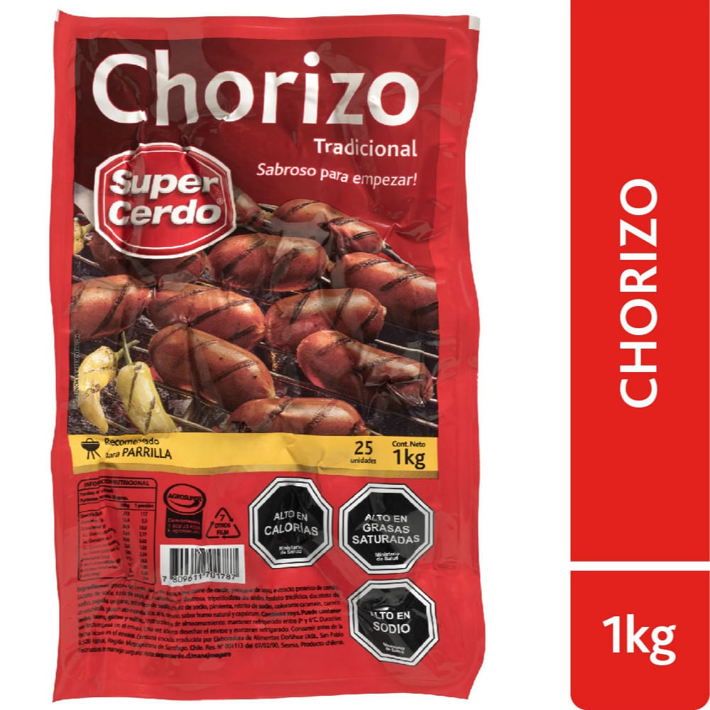 Chorizo Super Cerdo 1 Kg