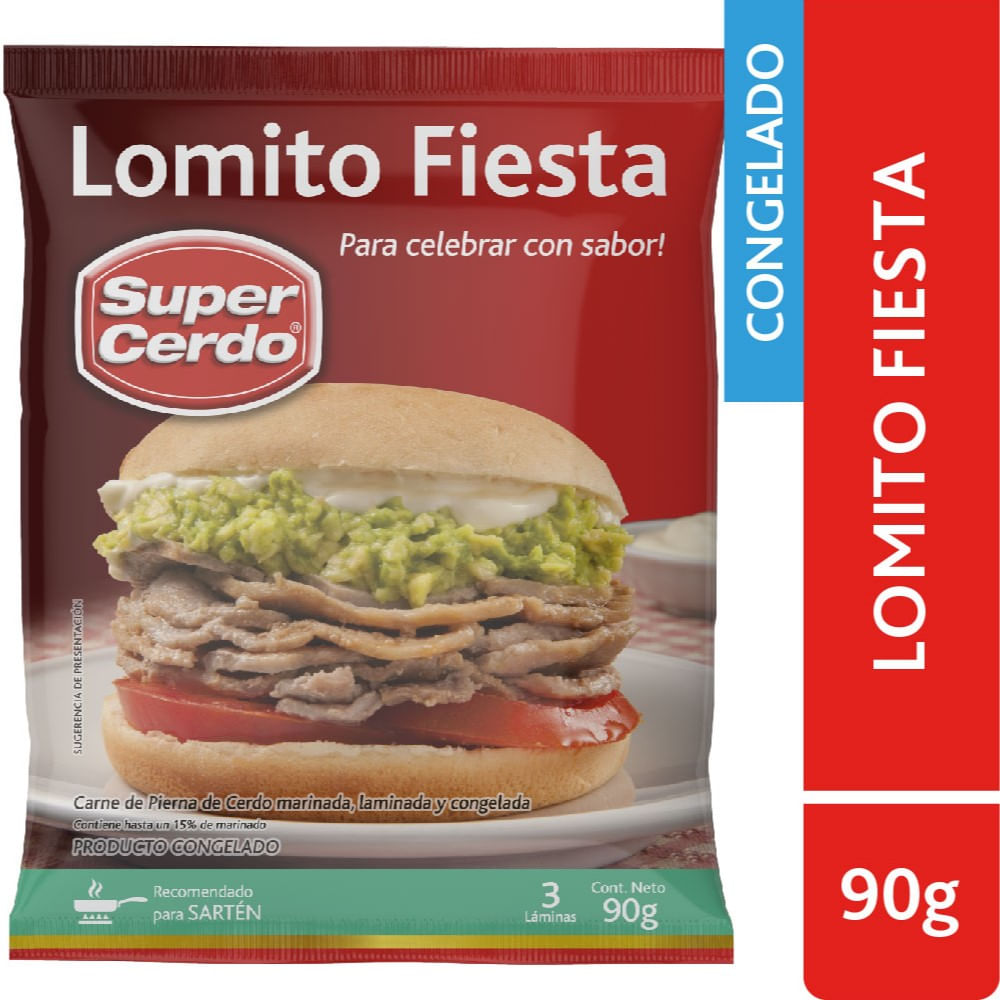 Lomito fiesta Super Cerdo flowpack 90 g