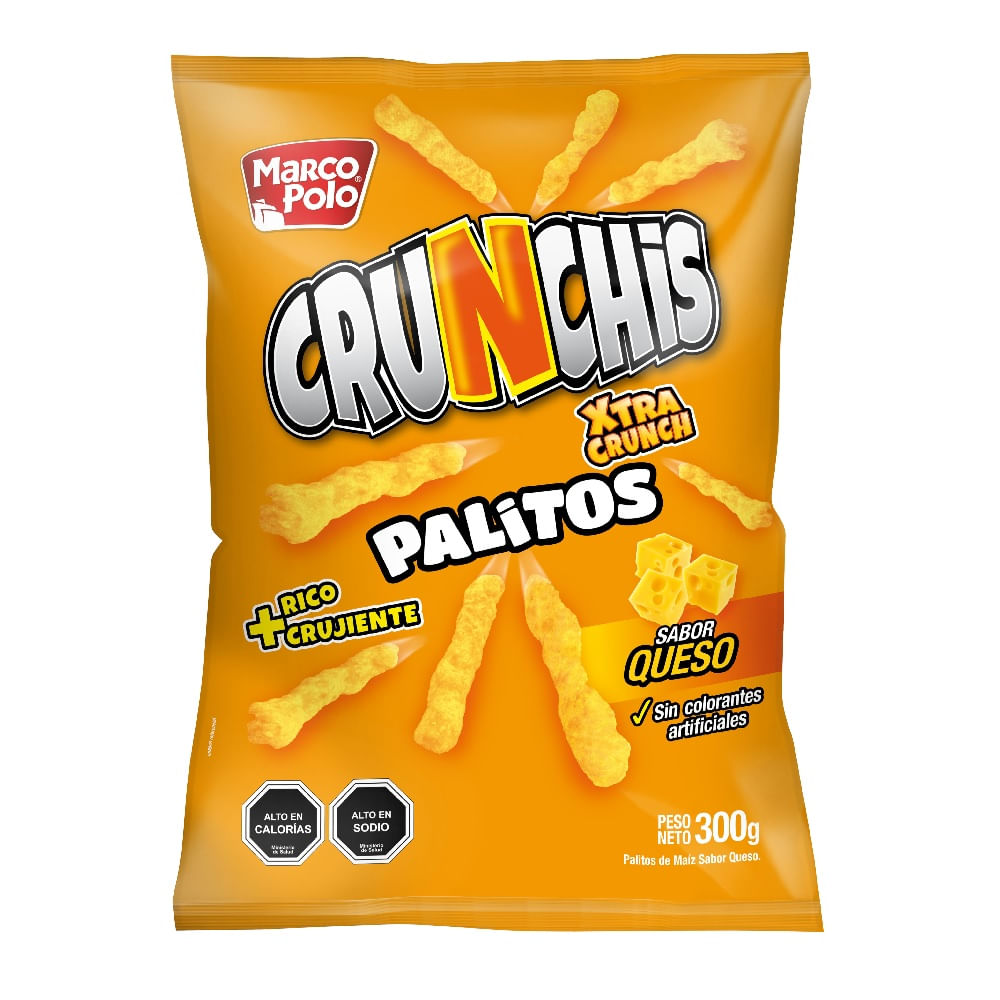 Crunchis extra crunch queso Marco Polo 300 g