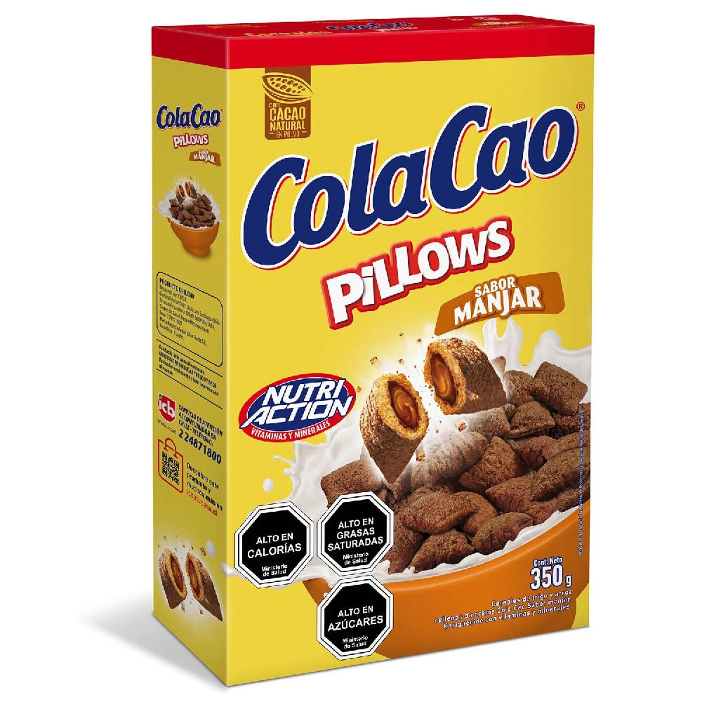 Cereal pillows Cola Cao manjar 350 g