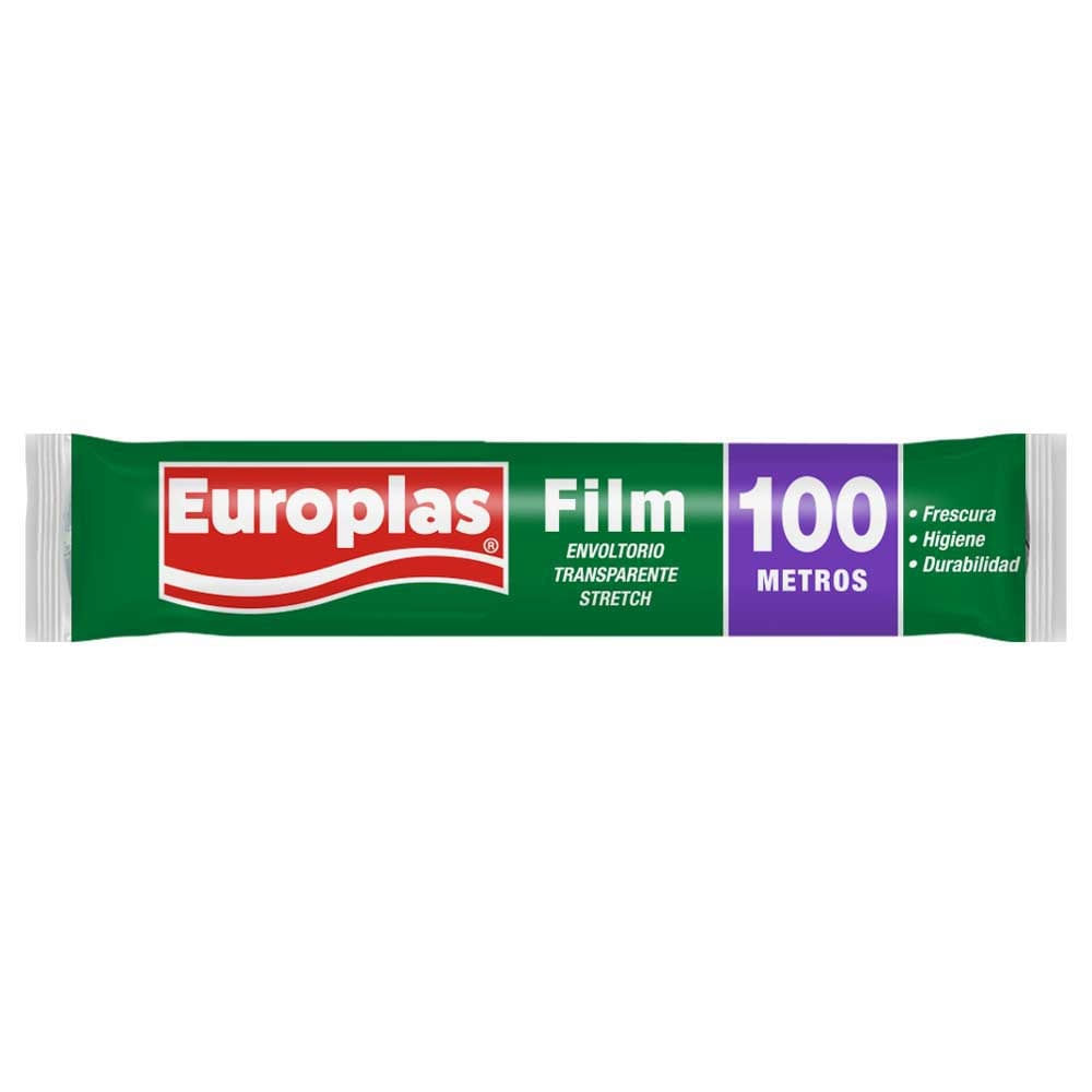 Film plástico Europlas transparente 100 m