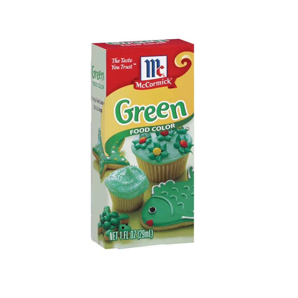 Colorante de comida McCormick verde 29 ml