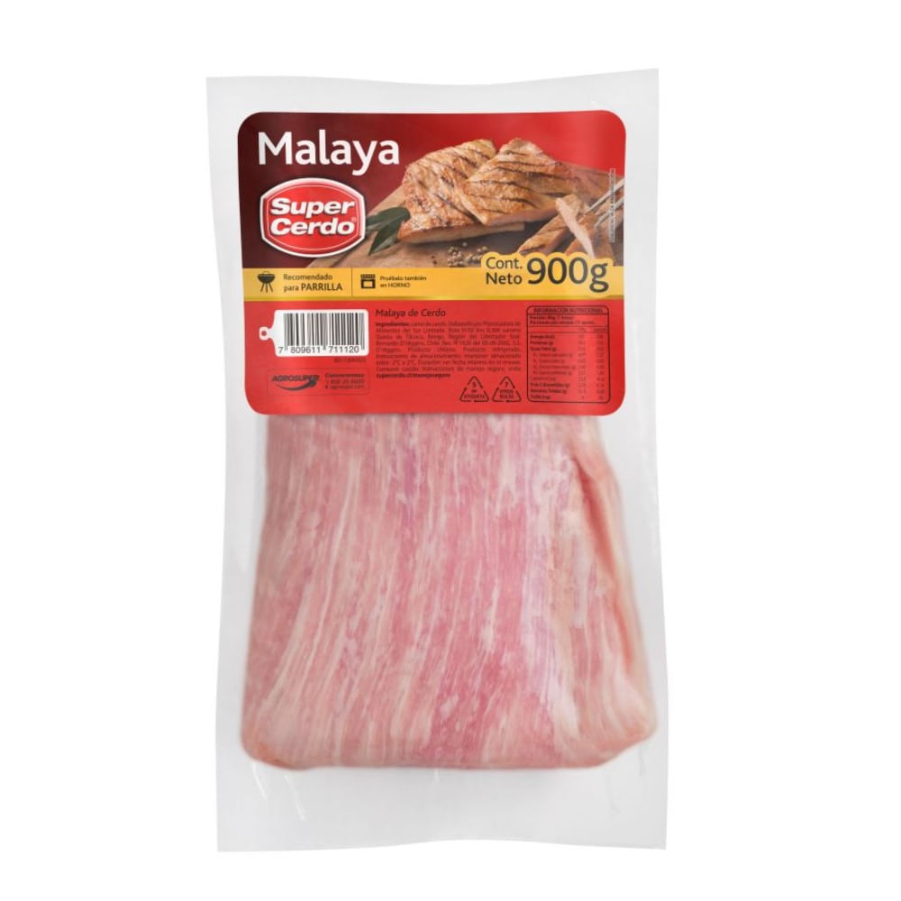 Malaya de cerdo Super Cerdo 900 g