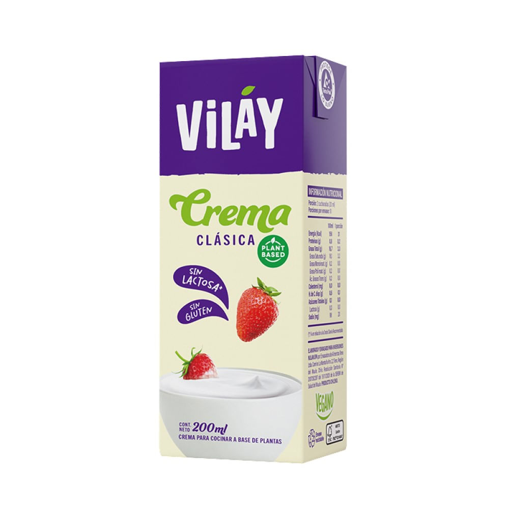 Crema vegana Vilay alternative tetra 200 ml