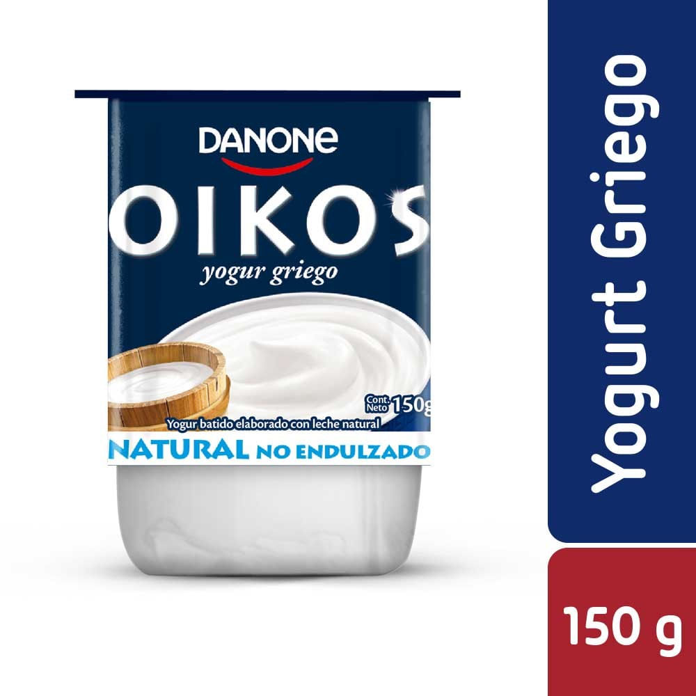 Yoghurt griego Danone Oikos natural no endulzado 150 g