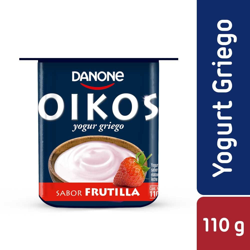 Yoghurt griego Danone Oikos frutilla 110 g