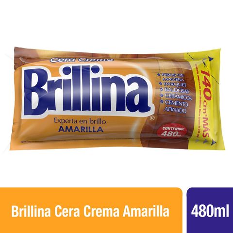 Cera crema Brillina amarilla 480 ml