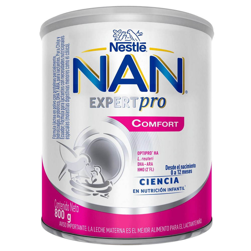 Fórmula láctea infantil Nan Expertpro comfort 800 g