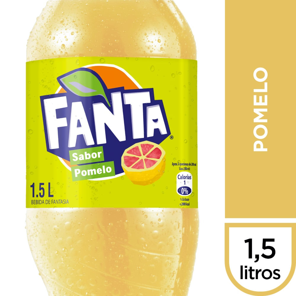 Bebida Fanta sabor pomelo desechable 1.5 L