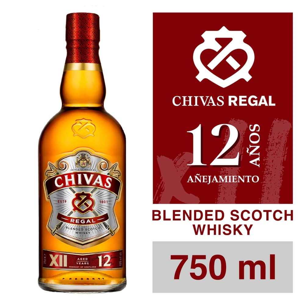 Whisky Chivas Regal 12 años 750 cc
