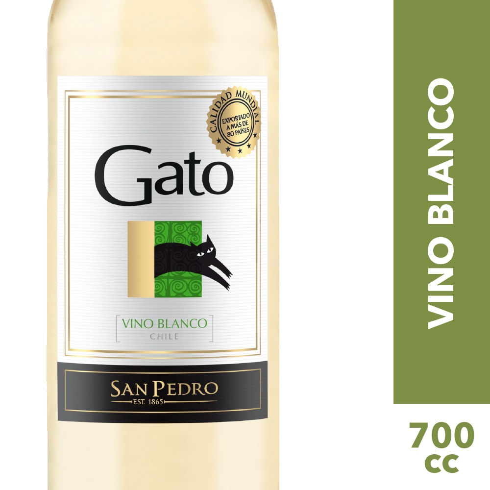 Vino blanco Gato 700 cc