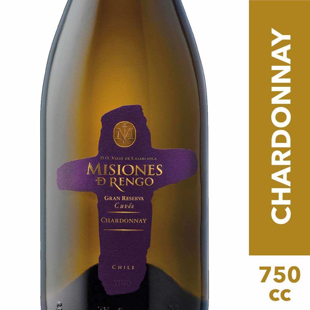 Vino Misiones de Rengo cuvee chardonnay 750cc