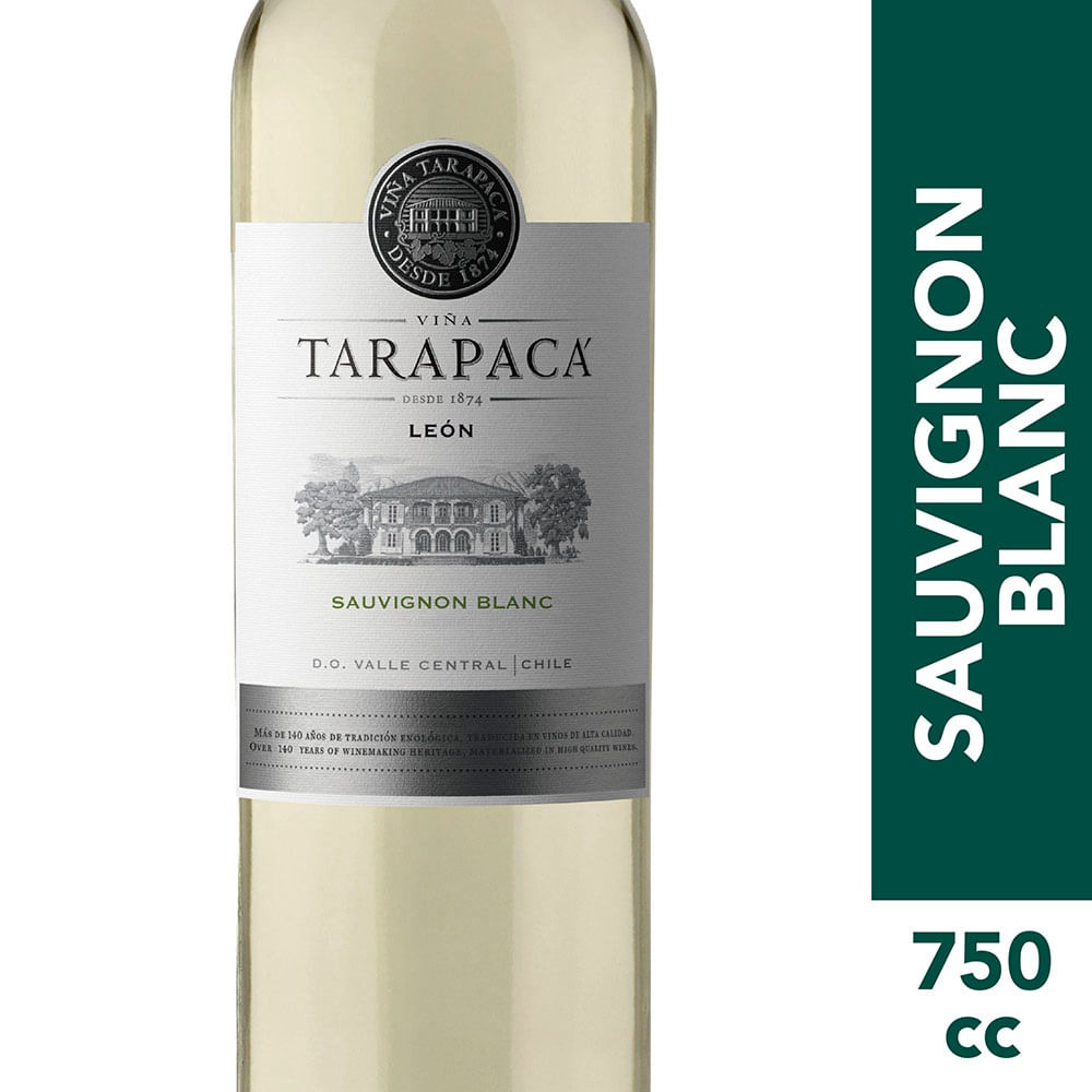 Vino León de Tarapacá sauvignon blanc botella 750 cc