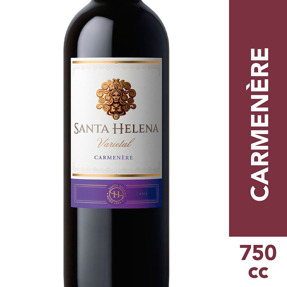 Vino Santa Helena varietal carmenere 750 cc
