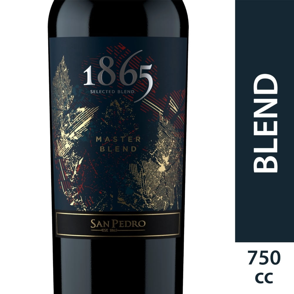 Vino 1865 San Pedro master blend botella 750 cc