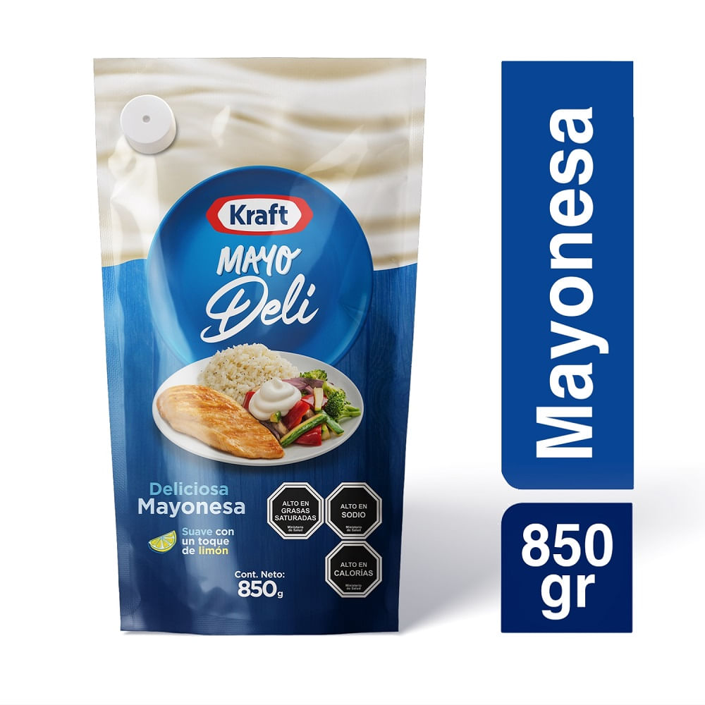 Mayonesa Kraft mayodeli doypack 850 g