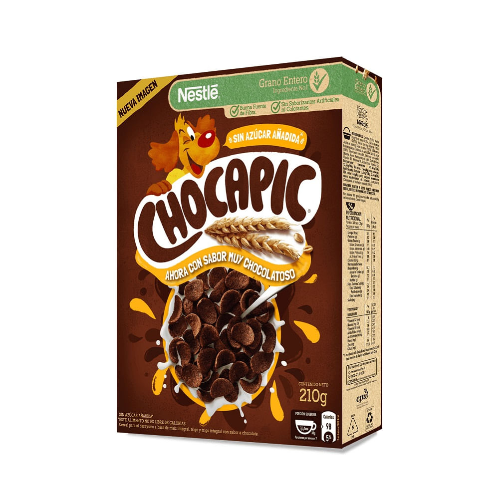 Cereal chocolatado Chocapic sin azúcar 210 g