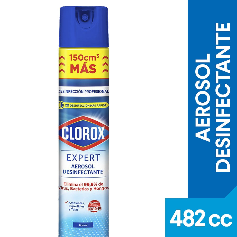 Desinfectante Clorox expert fresco aerosol 482 cc
