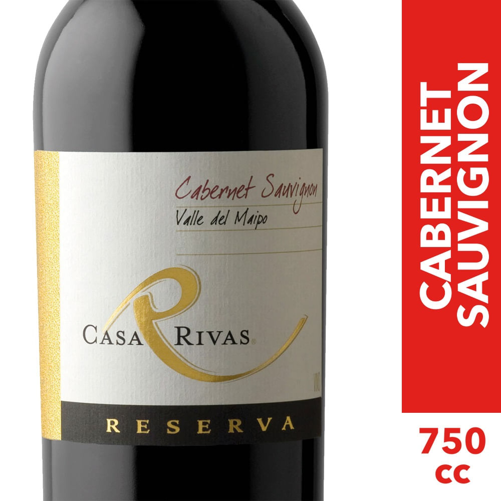 Vino Casa Rivas reserva cabernet sauvignon 750 cc