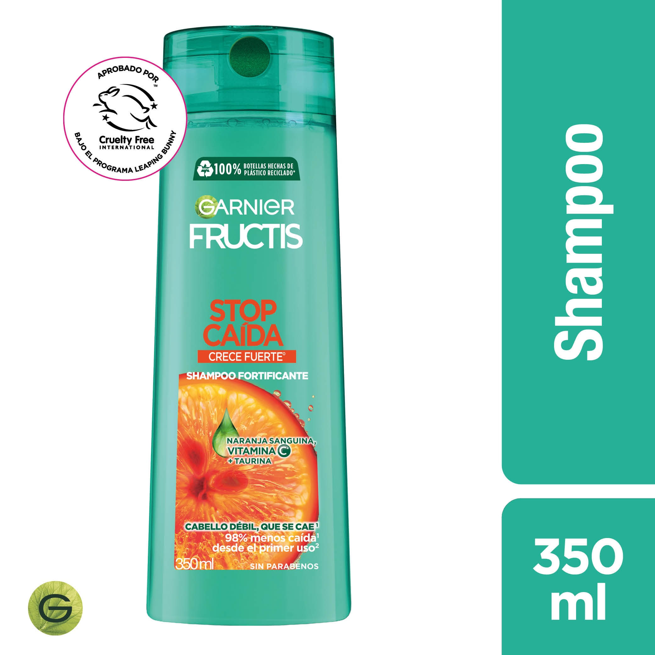 Shampoo stop caída crece fuerte Fructis 350 ml
