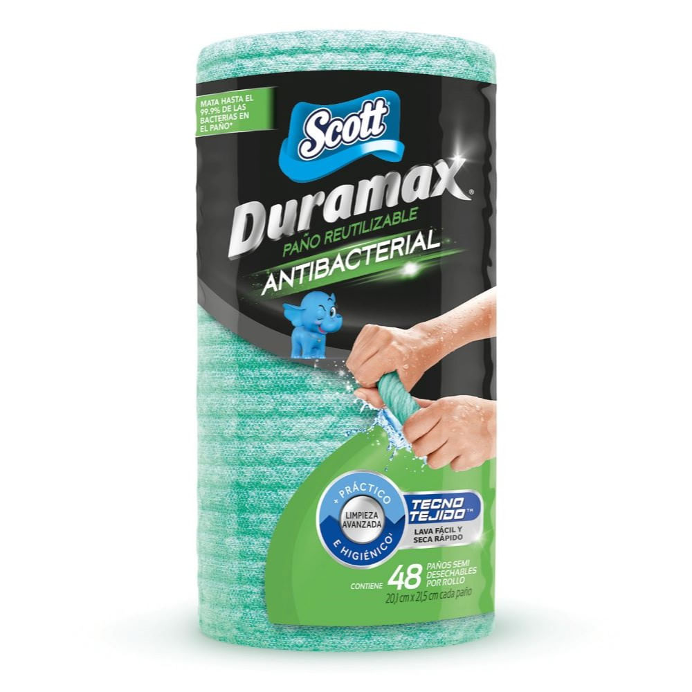 Paño reutilizable Scott duramax antibacterial 48 un