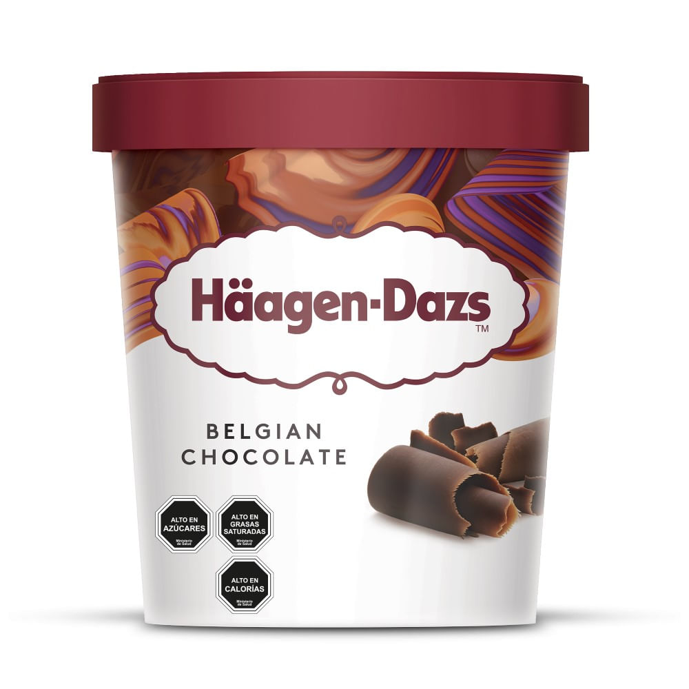 Helado Häagen Dazs chocolate belga 473 ml Helado Häagen Dazs chocolate belga 473 ml