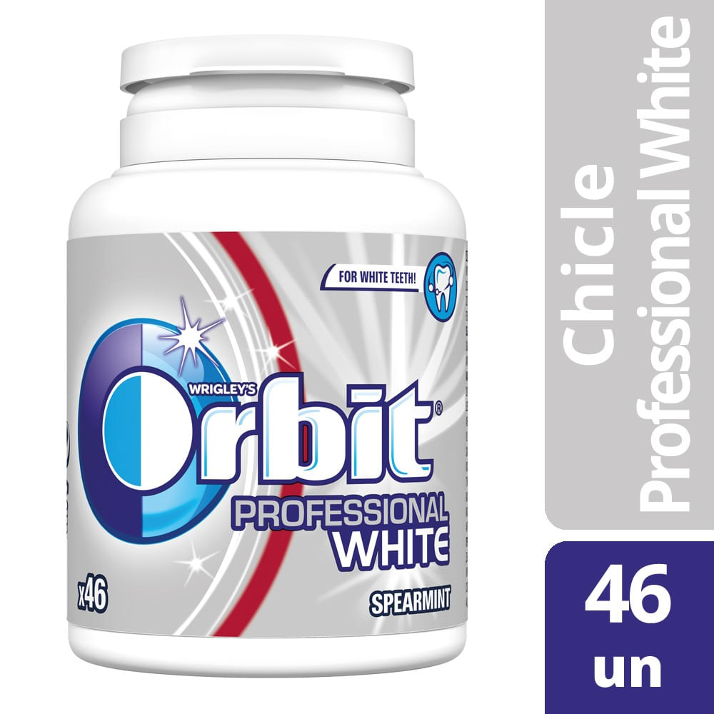 Chicle Orbit professional white 46 un