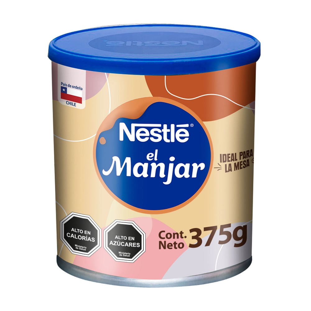 Manjar Nestlé con tapa lata 375 g