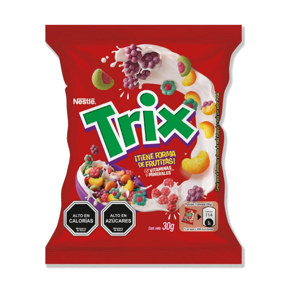 Cereal Trix Nestlé bolsa 30 g