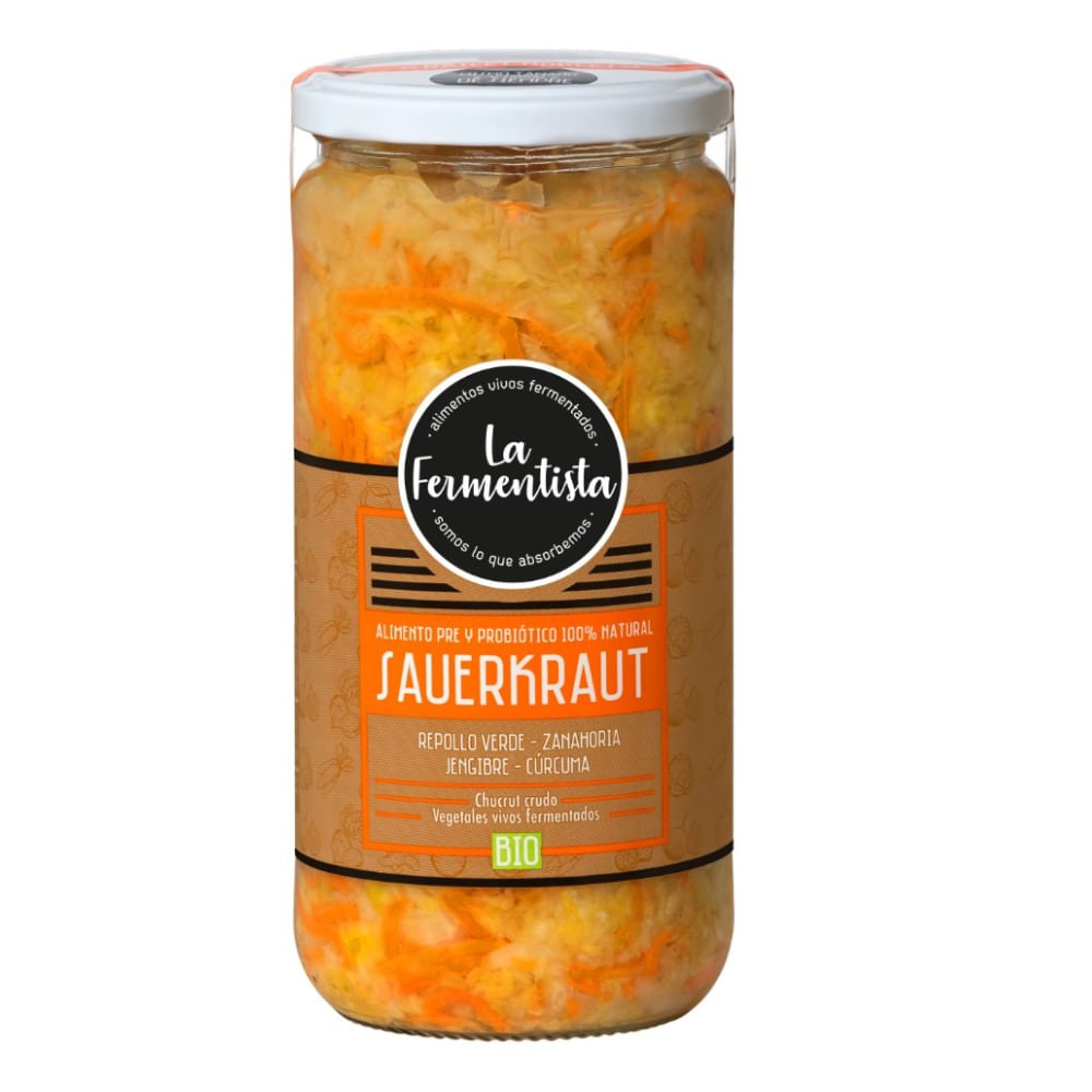 Chucrut sauerkraut La Fermentista raíces nobles 670 g