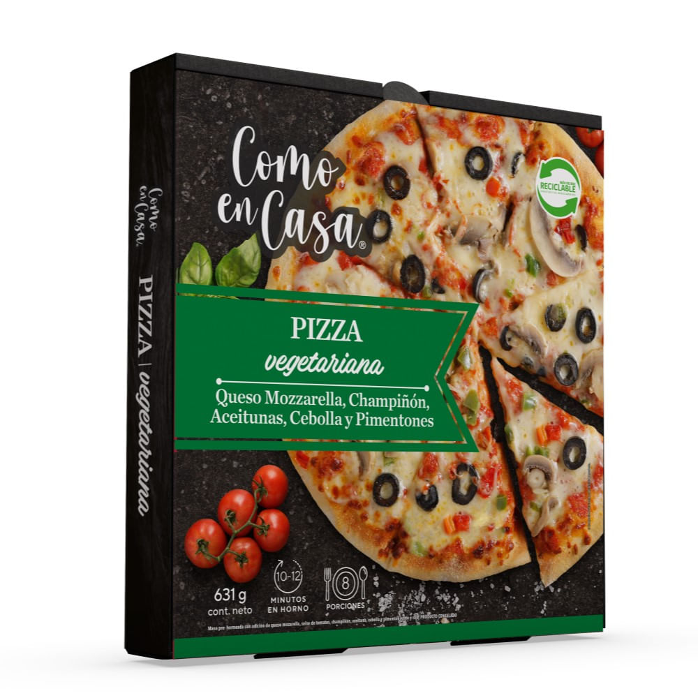 Pizza Como en Casa vegetariana caja 631 g