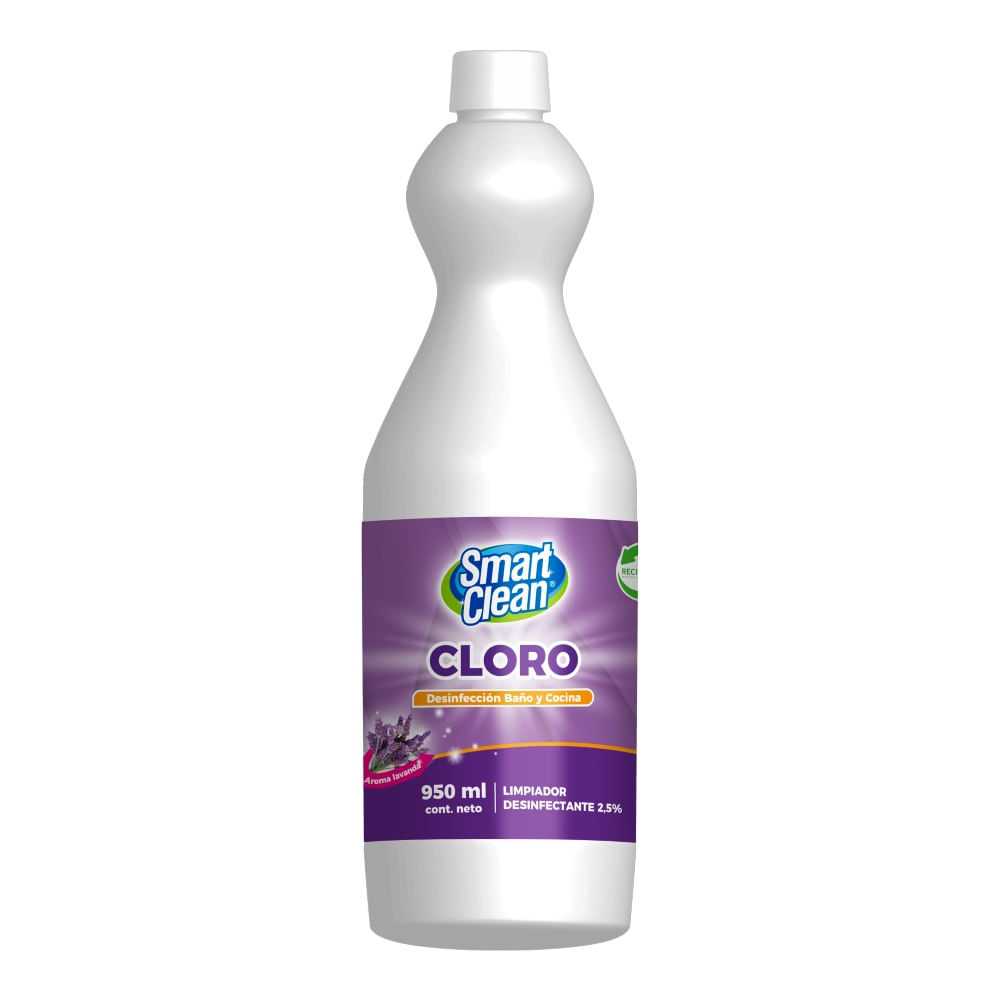Cloro Smart Clean aroma lavanda 950 ml