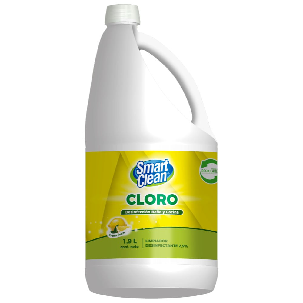 Cloro Smart Clean aroma limón 1.9 L