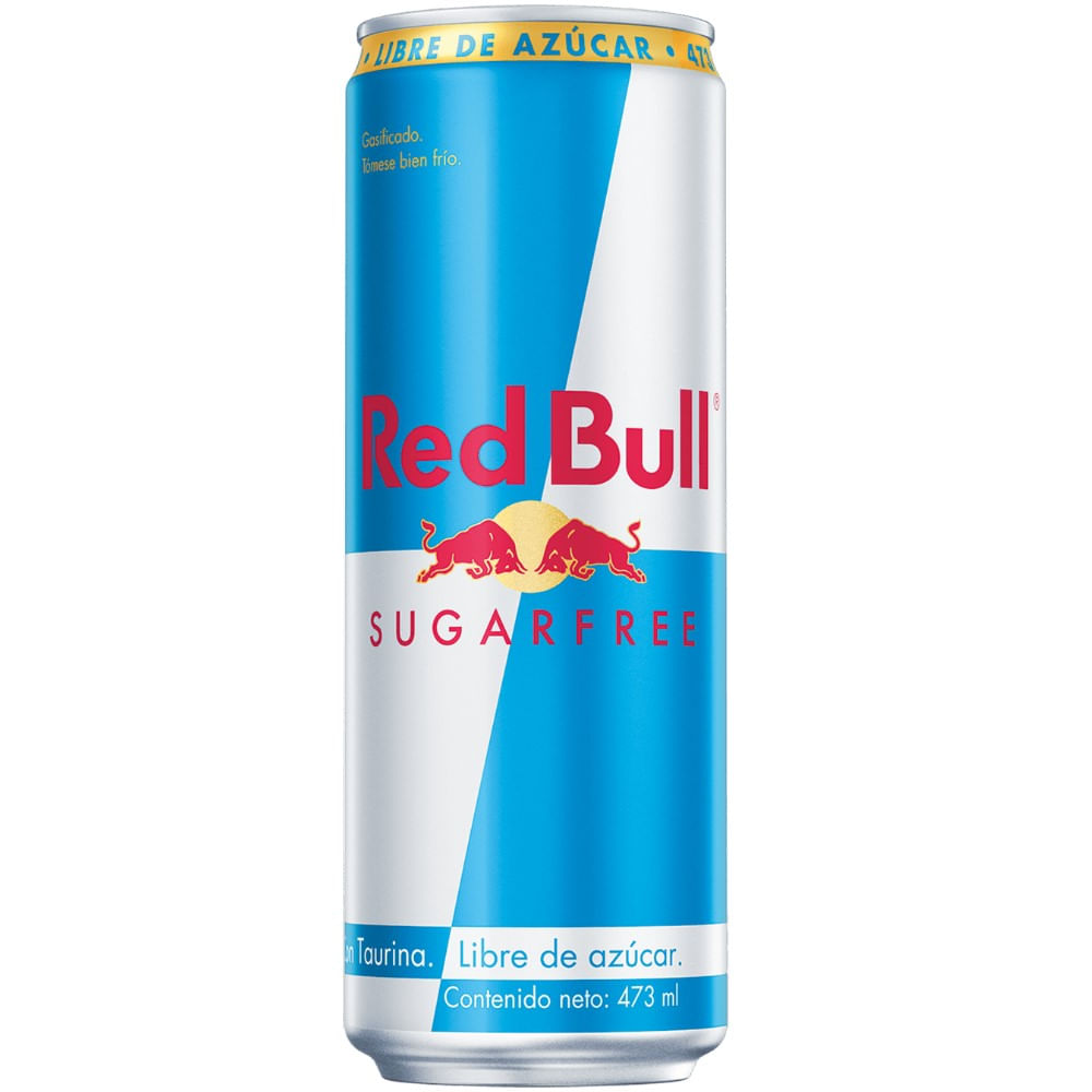 Red Bull bebida energética sin azúcar lata 473 ml
