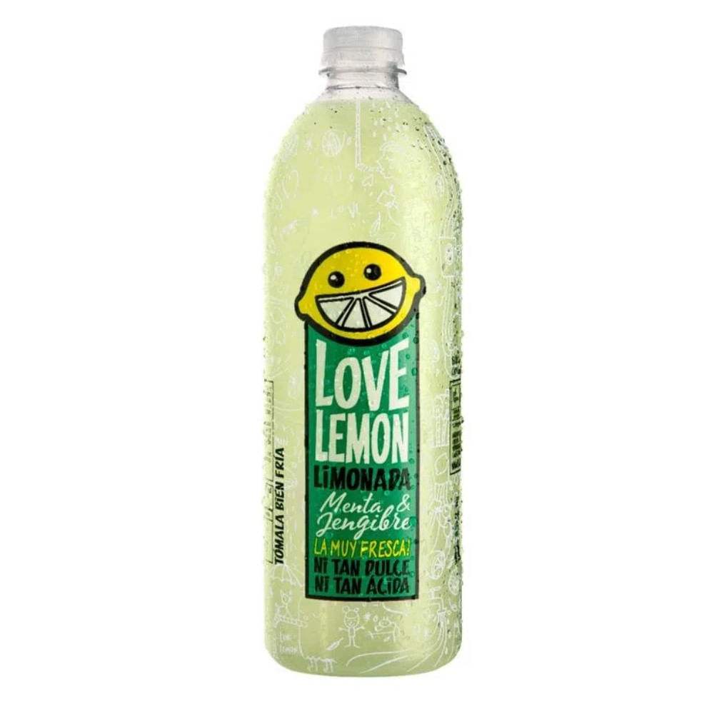Limonada Love Lemon menta jengibre 2 L