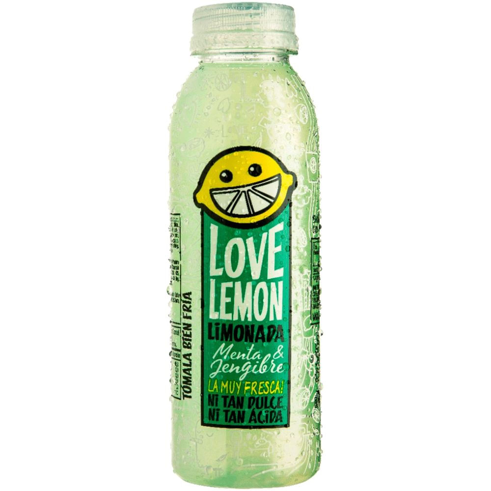 Limonada Love Lemon menta jengibre 385 ml