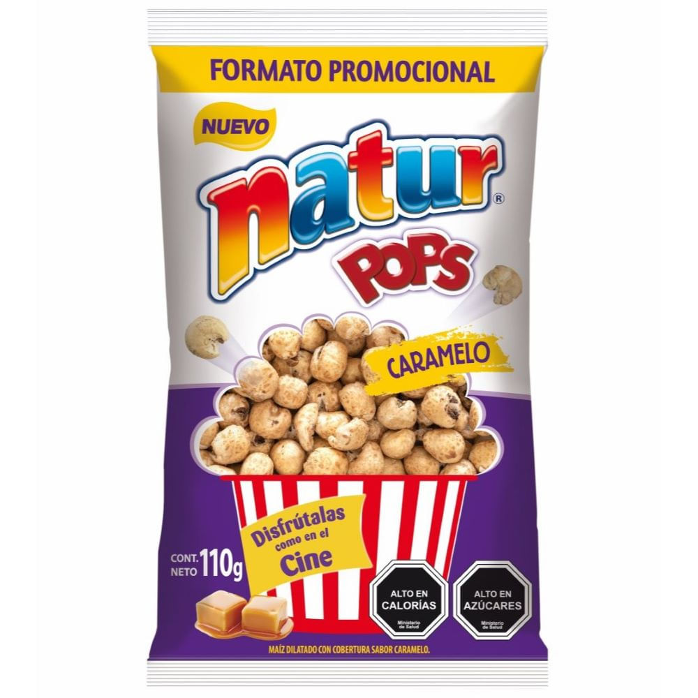 Cereal Natur pops maíz dilatado bolsa 110 g