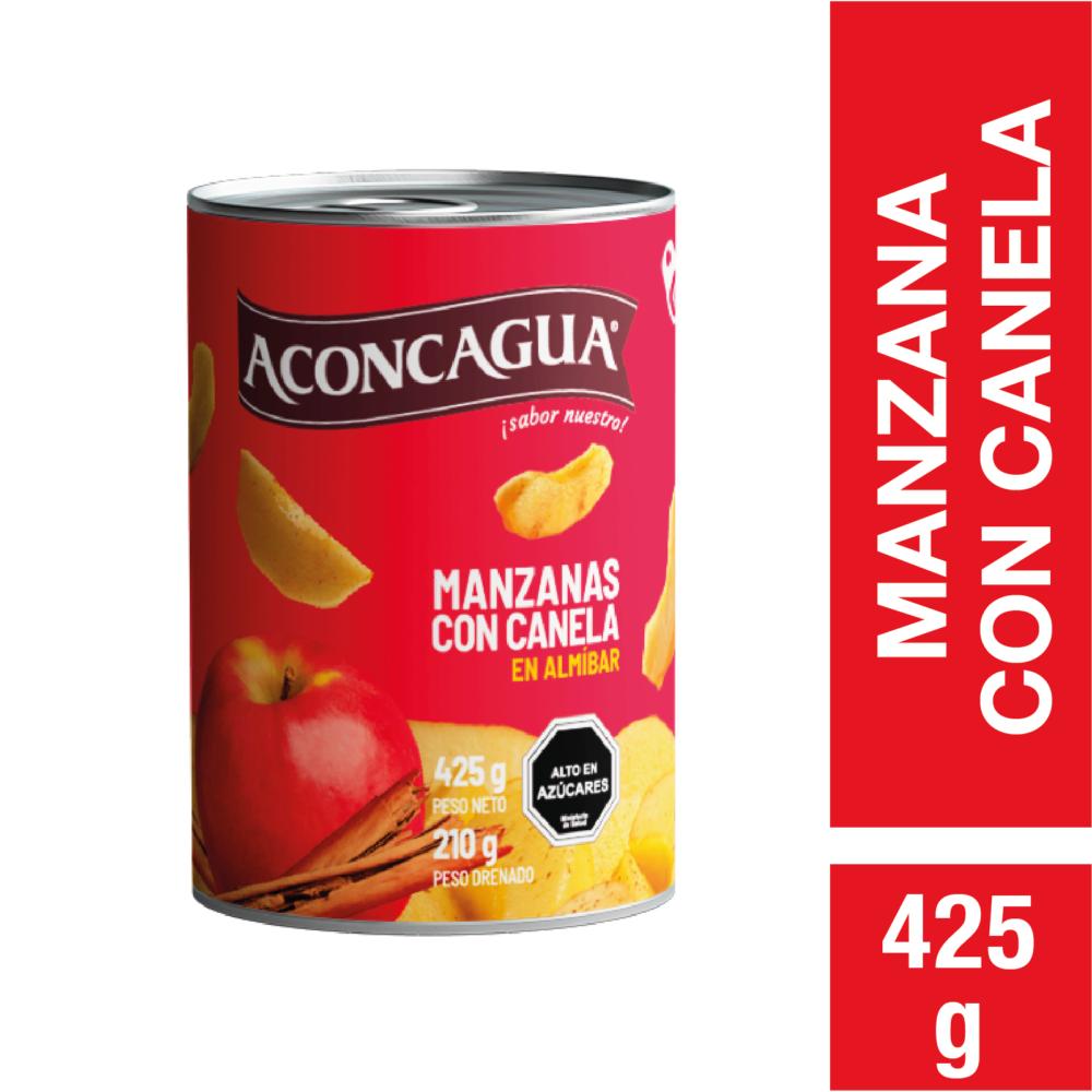 Fruta en conserva Aconcagua manzana con canela en almíbar 425 g