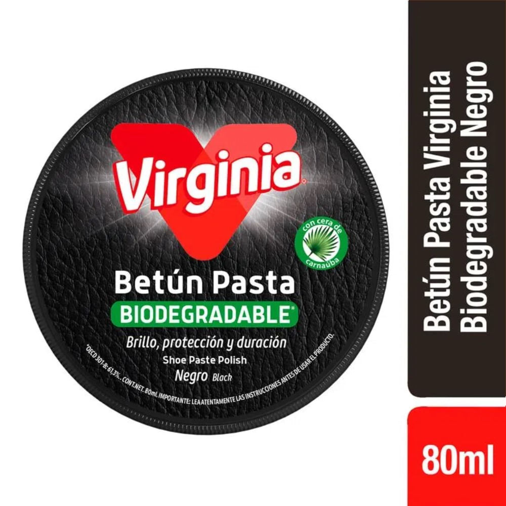 Betún pasta Virginia negro 80 g