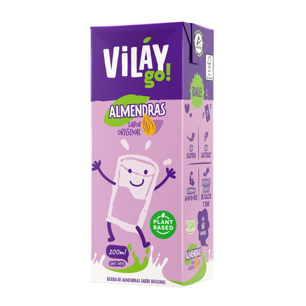 Bebida de almendras Vilay original 200 ml