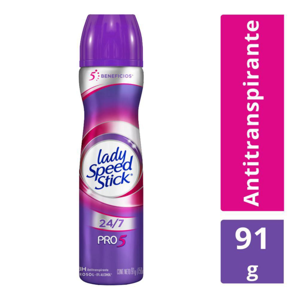 Desodorante Lady Speed Stick pro5 spray 91 g