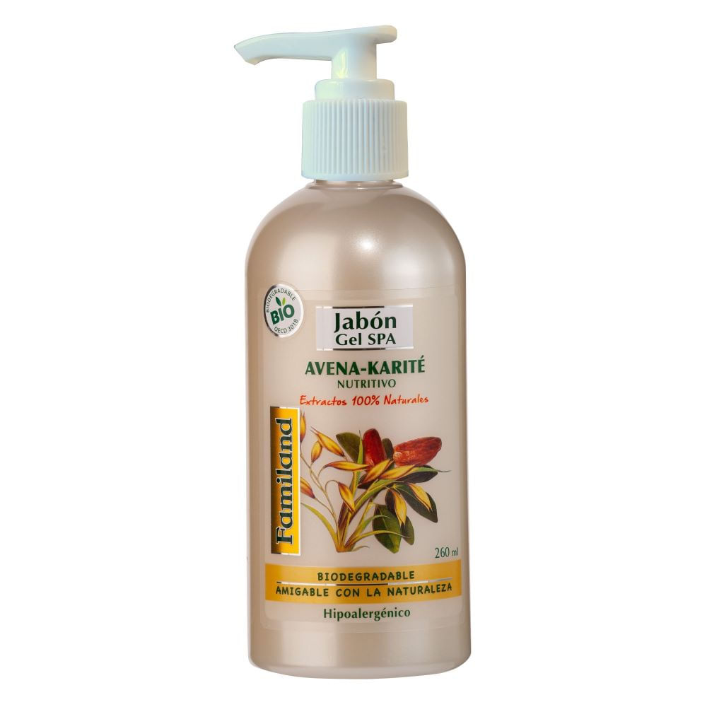 Jabón líquido Familand avena karité 260 ml Jabón líquido Familand avena karité 260 ml