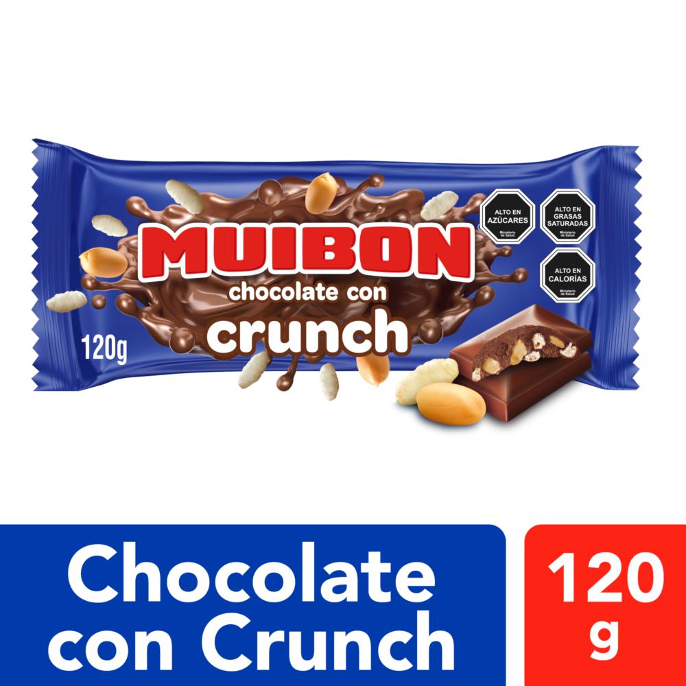 Chocolate Muibon crunch con maní y arroz crujiente 120 g
