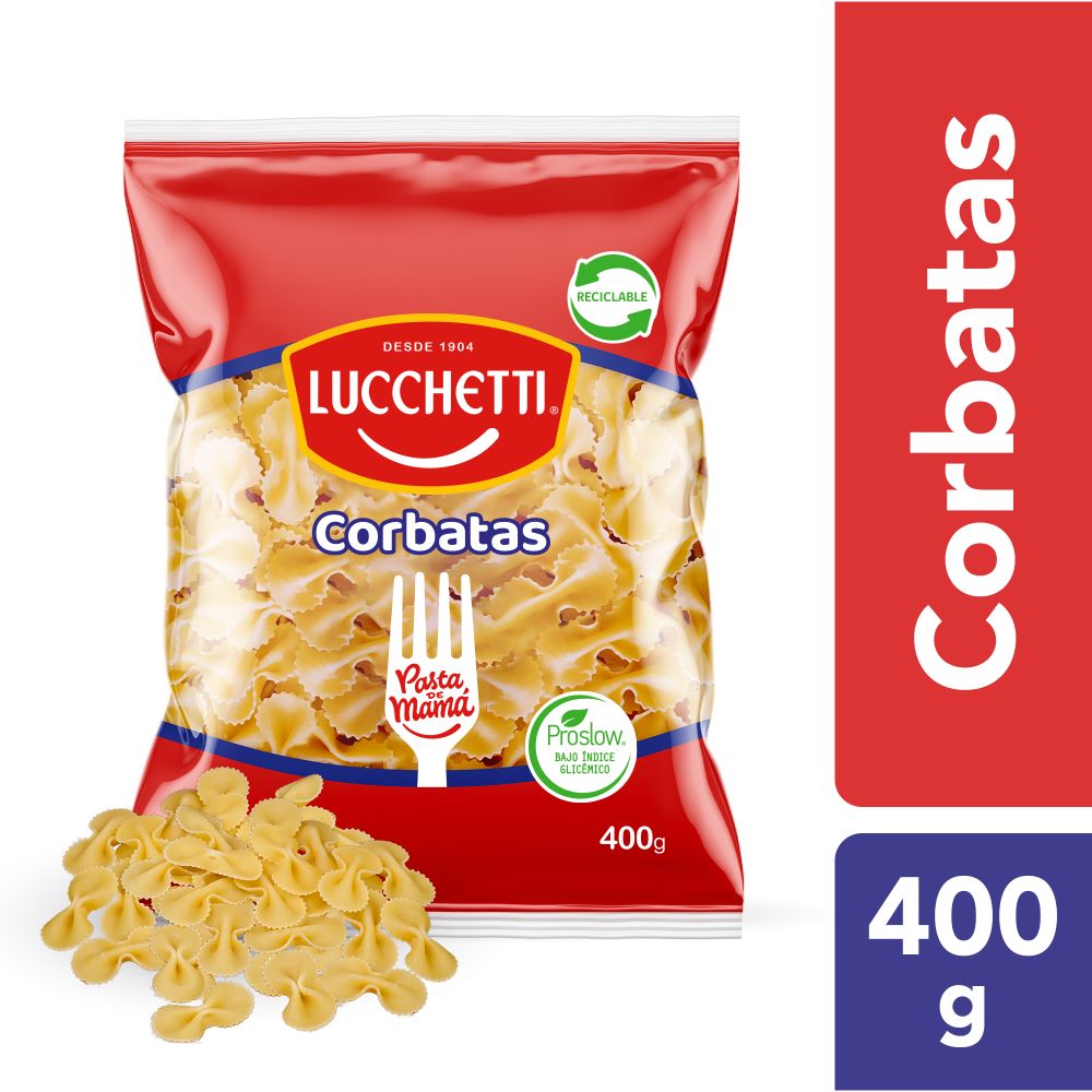 Pasta corbatas Lucchetti 400 g