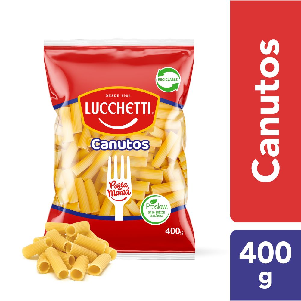 Pasta canutos Lucchetti 400 g