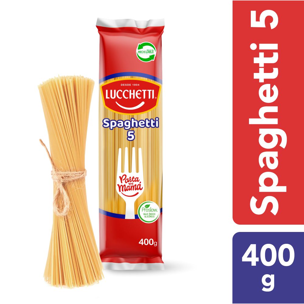 Pasta spaghetti N°5 Lucchetti 400 g